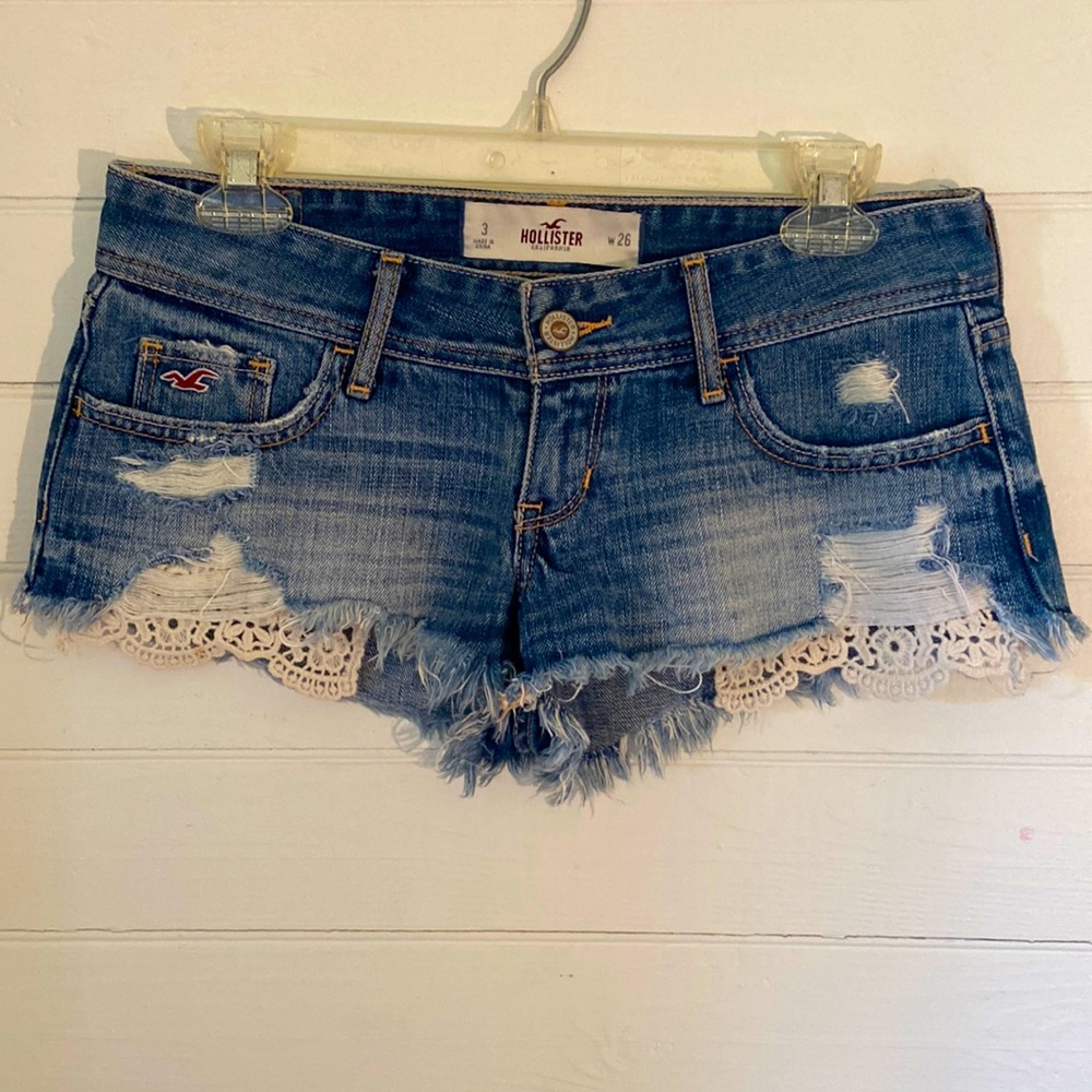 Hollister 3/26 denim shorts